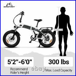 1000W Folding Electric Bicycle Bike MaxFoot MF-19 Full Suspension 20 48V EBike