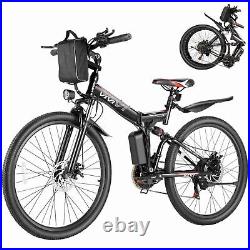 1000With500W Shimano 26INCH Electric Bike Mountain-Bicycle EBike Commuter USA? NEW
