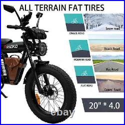 1200W Electric Bicycle 32MPH 48V/20Ah Commuter Off-road Dual Suspensions US