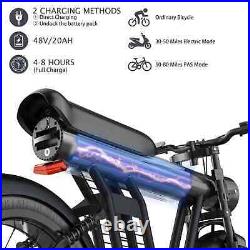 1200W Electric Bicycle 32MPH 48V/20Ah Commuter Off-road Dual Suspensions US