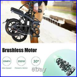 14/16/20'' Folding Electric Bike Ebike City Bicycle 20Mph with 10.4/20AH Battery