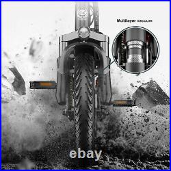14 48V 12.5 AH 350W Folding Electric Fat Tire Bike Beach Bicycle City Ebike LCD