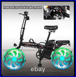 14 E-bike Electric Bike 350W 48V 15AH City Air Tire Folding High Speed Bicycle