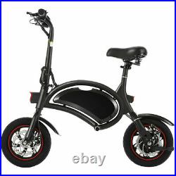 14'' Folding Electric Bicycle City bike Commuter eBike 500W Motor Black with APP/
