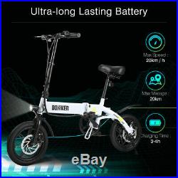14 Folding Electric Bicycle Moped City Mountain E-Bike 250W 36V 7.5Ah Battery