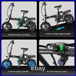 14 Folding Electric Bike 48V 15AH Commuter E-Bicycle 350W City EBike for Adults