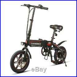 14 Folding Electric Bike Mountain Bicycle E-Bike 250W 7.5Ah Lithium Battery USA