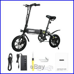 14 Folding Electric Bike Mountain Bicycle E-Bike 36V 7.5Ah 250W Brushless Motor