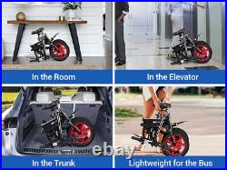 14Folding City Electric Bike Commuter e Bicycle 350W 36V Safe EBike for Adults