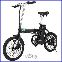 16 Electric Bike Commuter Folding City EBike Cycling 36V 250W LI-ION Bicycle