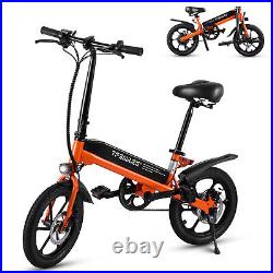 16 Folding Electric Bike 36V 6AH Commuter E-Bicycle 250W City EBike for Adults
