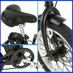 16 Folding Electric Bike Commuter Bicycle City Ebike With Removable Battery