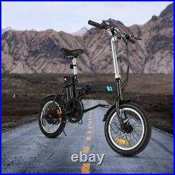 16INCH Folding Electric Commuter Bike, City Ebike 8Ah Removable Li-Battey 250W-US