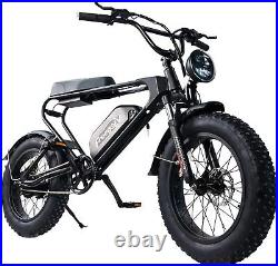 20'' 1200W Electric Bike Bicycle 48V 20Ah 40Mile Mountain E-Bike Fat Tire ebikes