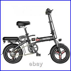 20 48V 12.5 AH 500W Folding Electric Fat Tire Bike Beach Bicycle City Ebike USA