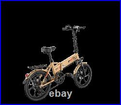 20 6 Speed Folding Electric Bicycle 48V 8AH Snow City E-Bike Removable Battery