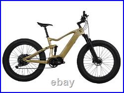 20 Carbon Fat Bike Electric Bicycle 28mph Ebike Bafang Shimano MTB Suspension