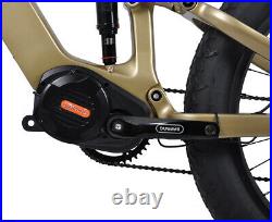 20 Carbon Fat Bike Electric Bicycle 28mph Ebike Bafang Shimano MTB Suspension