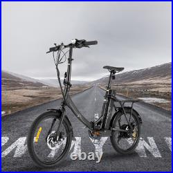 20 Electric Bike 350W 7-Speed Commuting Folding Bicycle Li-Battery Ebike New