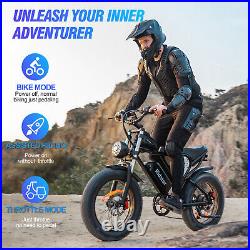 20 Electric Bike For Adults Off-Road 1000With20ah Ebike Fat Tire Mountain Bicycle