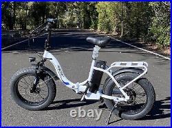 20'' Folding Electric Bicycle Ebike E-MTB with 750W Peak Motor SHIMANO 7 Speed