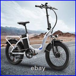 20'' Folding Electric Bicycle ebike 750W Peak Motor SHIMANO 7 Speed E-city Bike