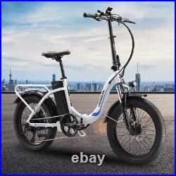 20'' Folding Electric Bicycle ebike 750W Peak Motor SHIMANO 7 Speed E-city Bike