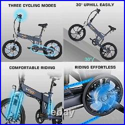 20'' Folding Electric Bike Ebike 350W 20Mph 10.4Ah Removable Lithium-Ion Battery