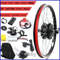 20 Front Wheel 36V Electric Bicycle Ebike Conversion Kit Hub Motor Cycling 250W