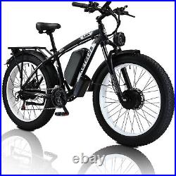 2000W E-Bike Keteles K800 26 FatTire 48V Dual Motor 23Ah Elect Bicycle 21 Speed
