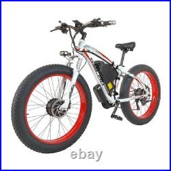 2000w Double Motor Electric Bike Bicycle Ebike Mountain Fat Tire 48V 16Ah 22.4Ah
