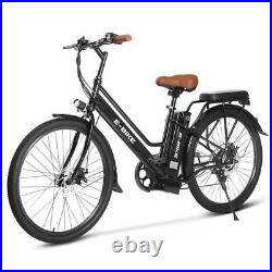 2023 E-Bike 26 Electric Bike for Adults 350W Motor City Bicycle Commuter Ebike