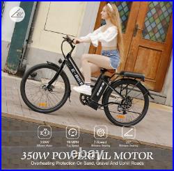2023 E-Bike 26 Electric Bike for Adults 350W Motor City Bicycle Mountain Ebike