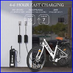 2024 E-Bike 26'' Electric Bike for Adults 750W Motor City Bicycle Commuter Ebike