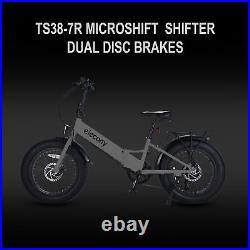 207speeds Folding Electric Bicycle for Adult ebike for Snow Beach Mountain 350W