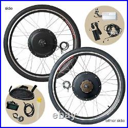 26 1000W 48V E-Bike Kit Rear Wheel Electric Bicycle Motor Conversion LCD Meter