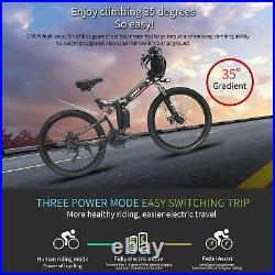 26 1000W 48V Mountain Electric Bike Bicycle EBike E-Bike Removable battery US