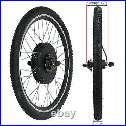 26 1500W Electric Bicycle Bike Motor Conversion Kit Hub ebike Rear Wheel withLCD