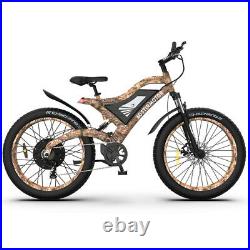 26 1500W Electric Bike 48V 15AH Removable Lithium Battery Fat Tire Ebike Adults