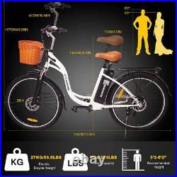 26 350W 36V Mountain Electric Bike Bicycle EBike E-Bike Removable Battery LED