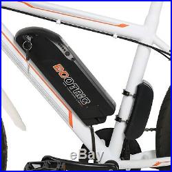 26 350W White Electric Bicycle Bike Beach City Ebike Removable Lithium Battery