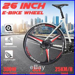26''36V 300W E-bike Rear Wheel Hub Motor Electric Bicycle Conversion Kit Cycling
