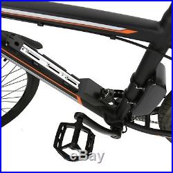 26 36V 350W Black Electric City Bicycle e-Bike Shimano 7 speed Pedal Assist