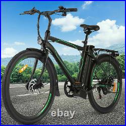 26 36V 500W Litium Electric Bike Bicycle eBike 21 speed Removable Battery NEW
