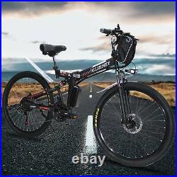 26 36V Bicycle Folding Electric CLIENSY 350W City Mountain Bike Cycling EBike