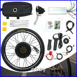 26 48V 1500W Rear Electric Bicycle Motor Wheel Suit E-Bike Conversion Kit