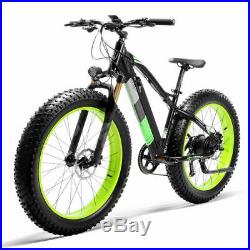 26 500W 36V 18AH 4.0 Fat Tire Electric Bicycle Mountain Snow Bike E-Bike