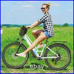 26 500W Low Step Electric Bike, City Bike Commuter Road Bicycle Adult Ebike NEW