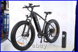 26 750W Electric Bike Mountain Bicycle Fat Tire Ebike 28 mph 7 Speed for Adults