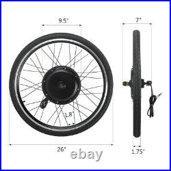 26 E-Bike 36V 500W Front Wheel Electric Bicycle Hub Motor Rim Conversion Kit